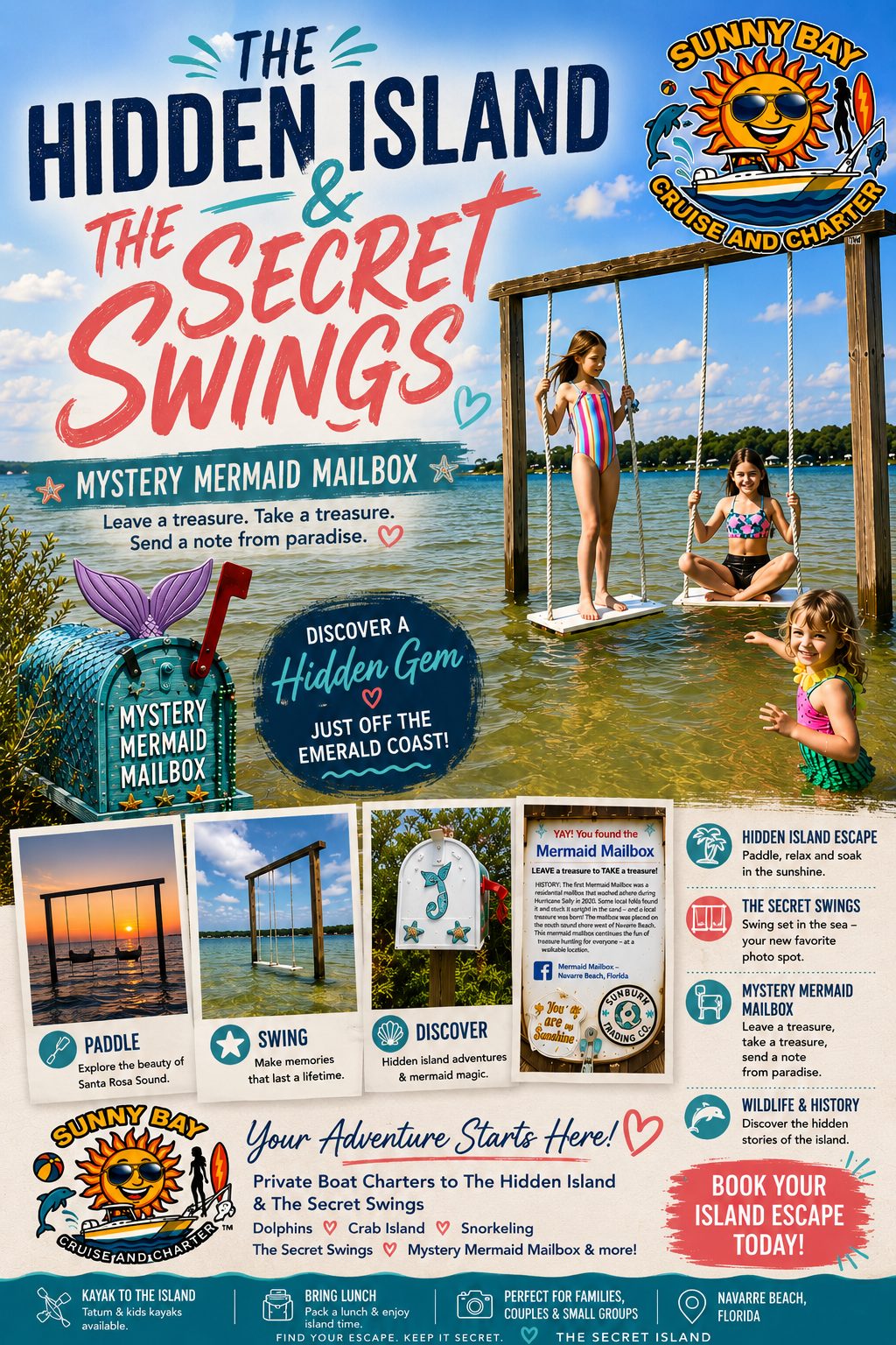 The Hidden Island & The Secret Swings, Mystery Mermaid Mailbox