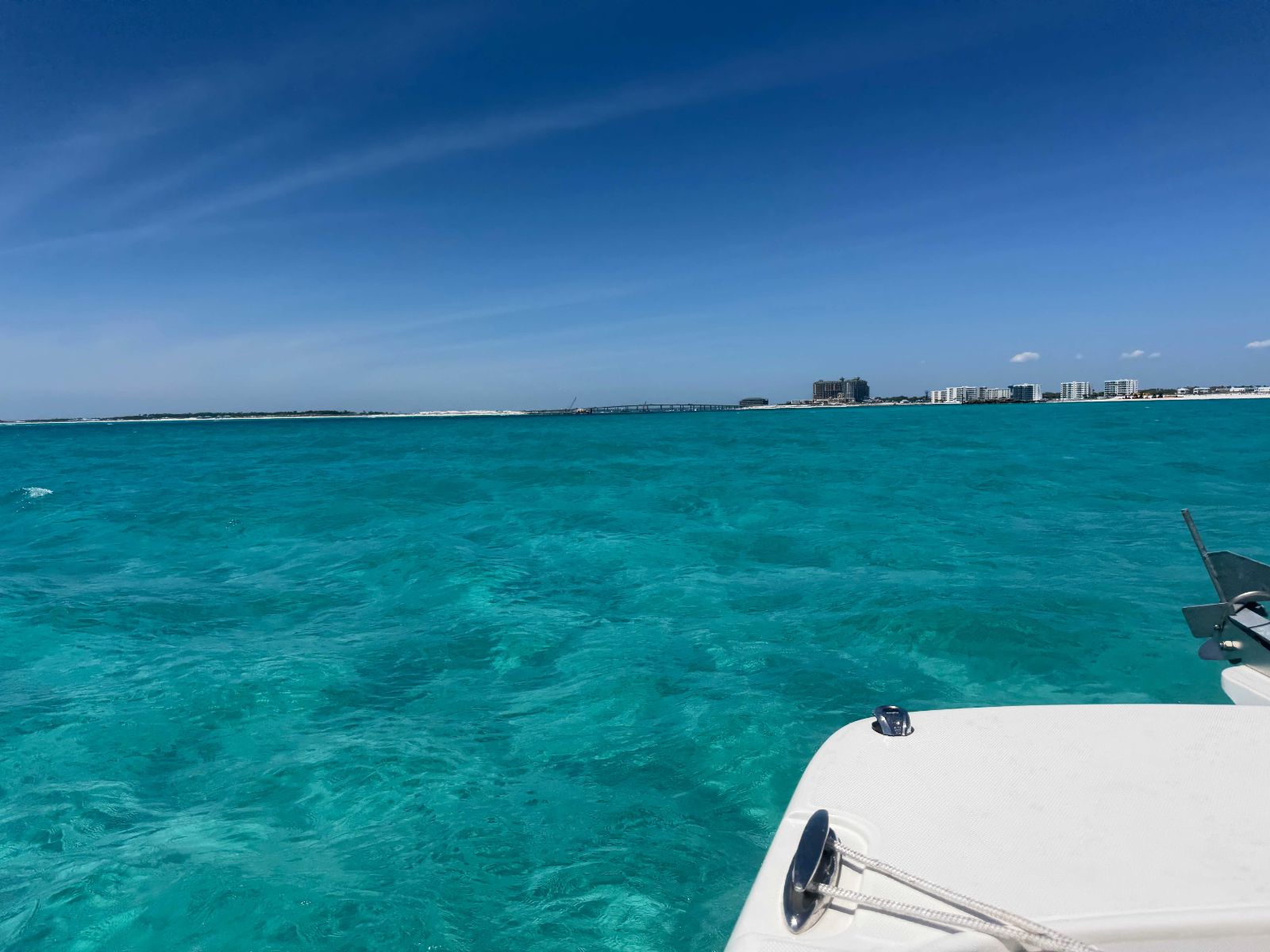 Shell Island sugar-white sand and emerald water