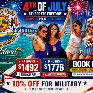 Fourth of July Crab Island Experience